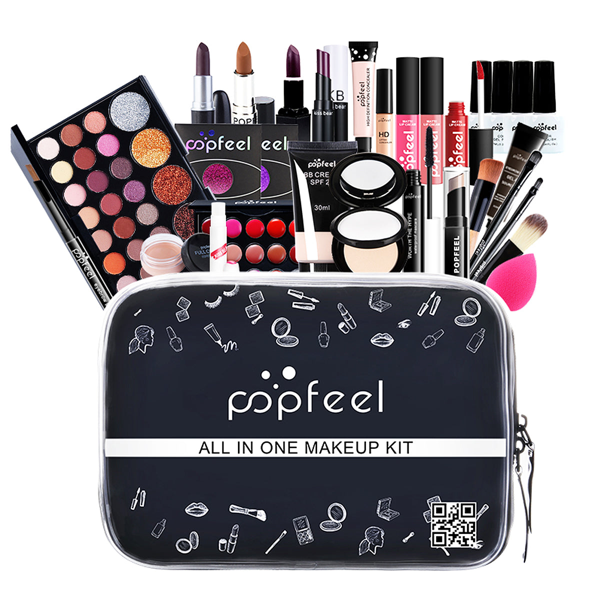 ALL IN ONE MAKEUP KIT KIT004 – POPFEEL Cosmetics