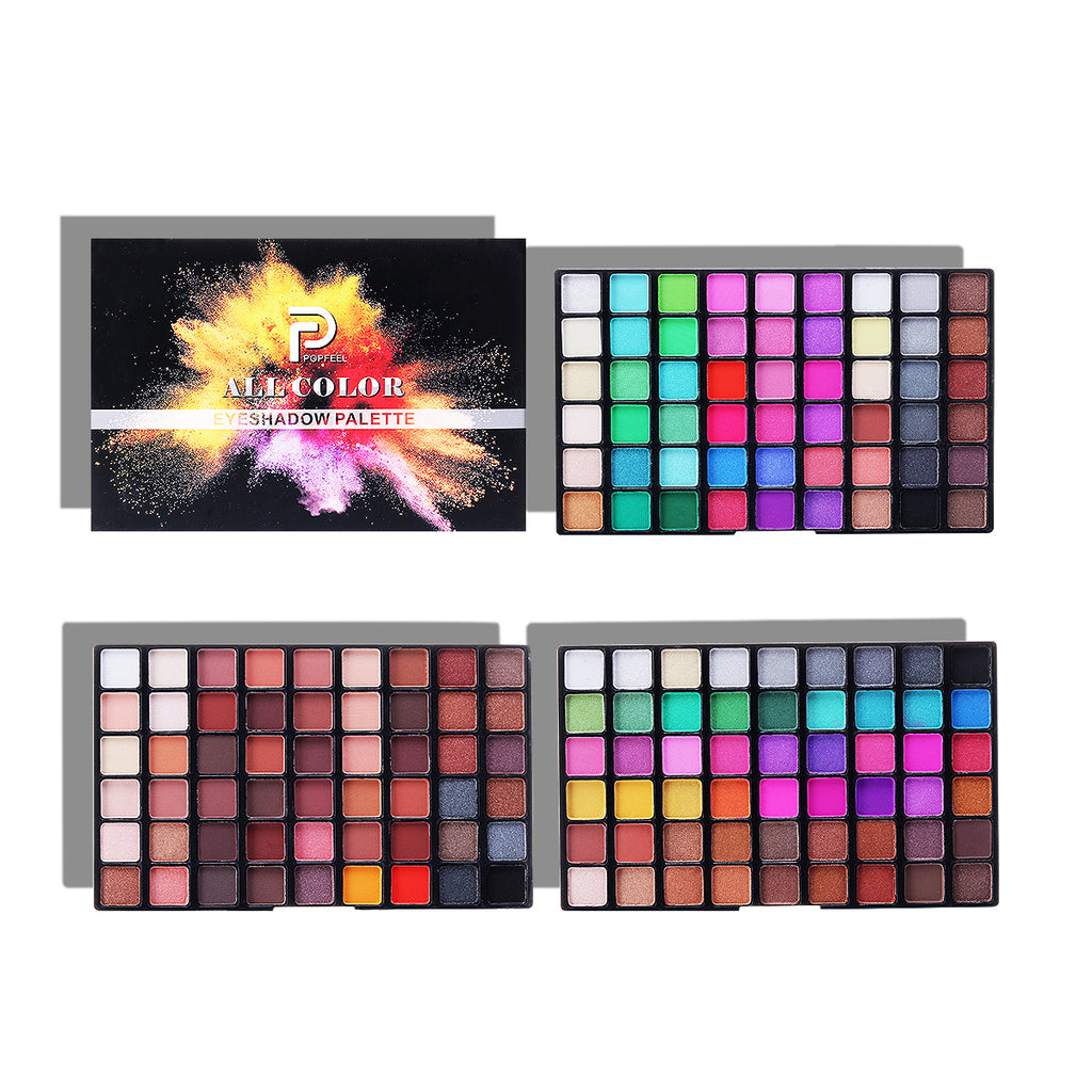 162 Colors Eye shadow Palette, Bold and Bright Collection