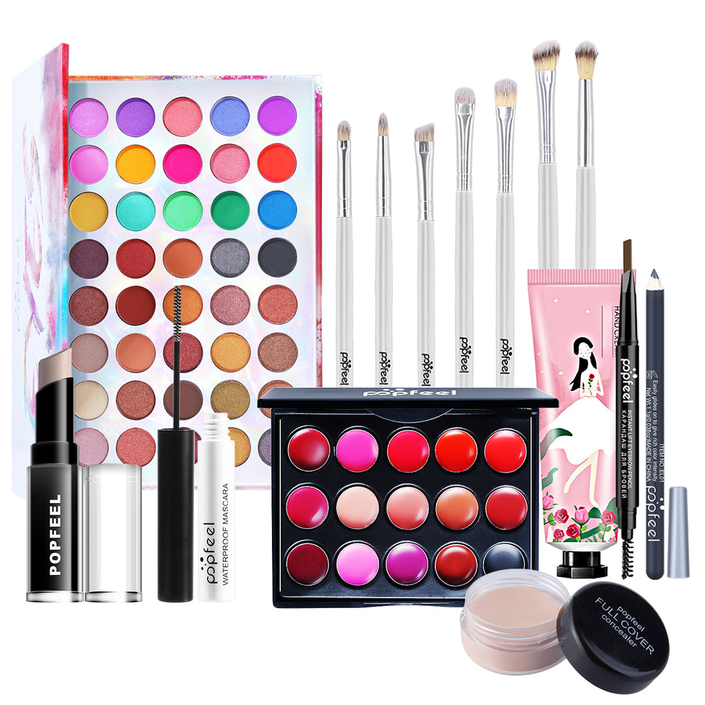 F Zone New All in One Makeup Kit For Gift Set Makeup PR08 (Pack of 16) :  Amazon.in: Beauty